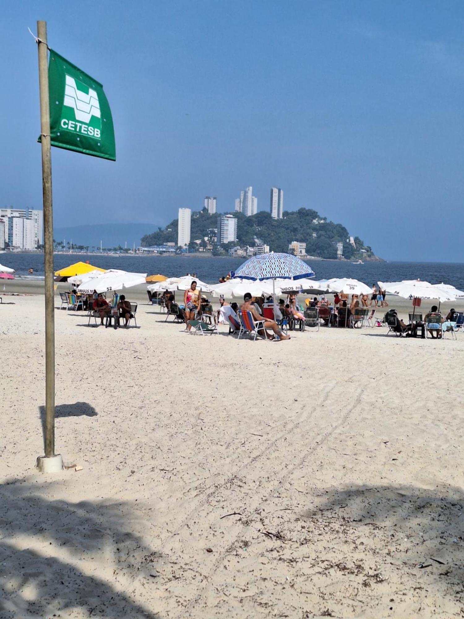 Appartamento Pé na areia Gonzaguinha São Vicente Esterno foto
